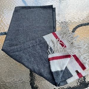 Roots Cabin Blanket Scarf, 76” x 29.5”